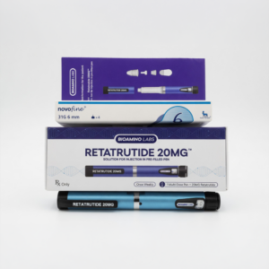 Retatrutide 20mg fogyókúrás toll Bioamino Labs előretöltött injekciós toll eredeti csomagolásban